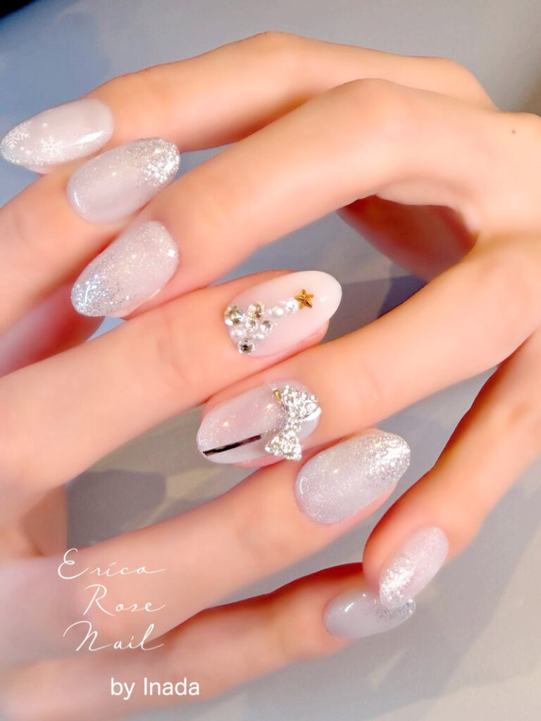 スノークリスタルネイル