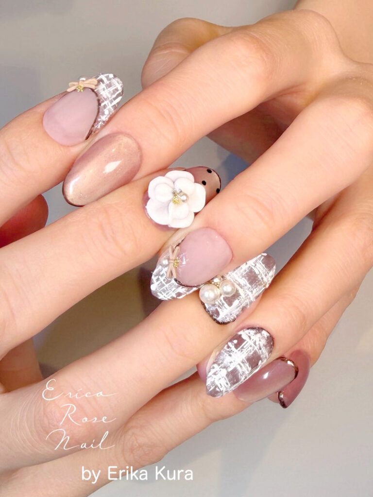 2025ココツイードネイル